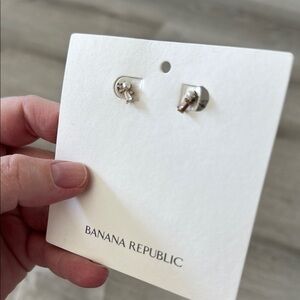 Banana Republic Gold and Silver Stud Earrings
